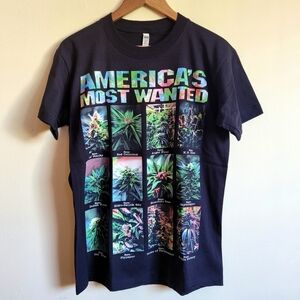 "America's Most Wanted" 420 Black T-Shirt